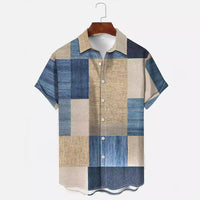 Digital Printing Men's 3d Casual Shirt