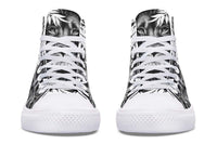 Printed Couple High-top Canvas Shoes