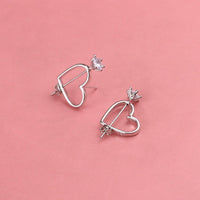 Niche, Minimalist Heart-shaped Earrings