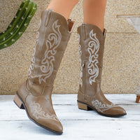 Plus Size Women's Boots Pointed Retro
