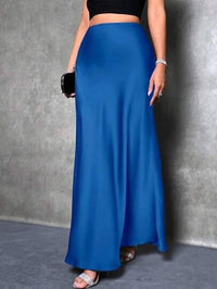 Satin Skirt For Spring And Summer
