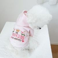 Pet Clothes Dog Cat Clothes Hooded Little Princess Sweater