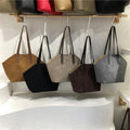 Fashionable Versatile Commuter Suede Fabric Shoulder Bag For Women