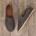 Wear-resistant Canvas Mens Shoes Breathable Slip-on Loafers