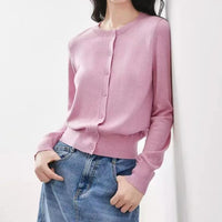 Spring And Autumn Fashion Temperament Wild Thin Bottoming Top For Women