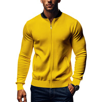 Long-sleeve Zipper Baseball Uniform Coat Jacket