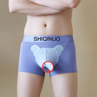 Men's Bullet Separation Modal Boxer Shorts Sexy