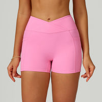 High Waist Yoga Shorts Tight Sports Pants