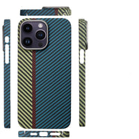 Frosted Hard Kevlar Aramid Carbon Fiber Phone Case
