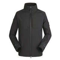 Outdoor Jacket Coat Men's Thin Commander Stand Collar Loose
