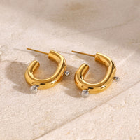 Stainless Steel Pearl Statement Earrings With A High-end Vibe