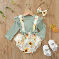 File Pack Fart Shirt Plaid Skirt Three-piece Set