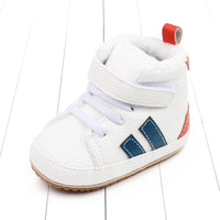 Winter Fleece-lined Baby Cotton-padded Shoes High-top