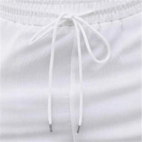Drawstring Elastic Waist Breathable Solid Color Beach Shorts