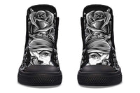 Printed Couple High-top Canvas Shoes