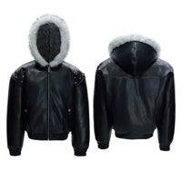Hooded Extra-thick Fleece-lined Winter Coat