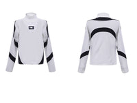 Niche Color Contrast Patchwork Half Turtleneck Bottoming Shirt