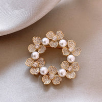 New Alloy Brooch High Sense Niche High-end Pin Coat Suit High-end All-match Corsage