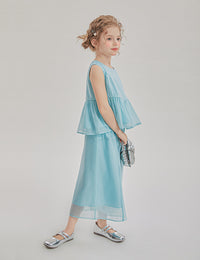 Girls' Fashion Casual Two-piece Suit
