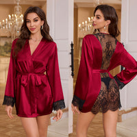 Ice Silk Sexy Pajamas For Women