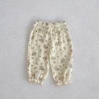 Versatile Floral Cotton Pants Mosquito Prevention