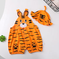 Summer Thin Baby Girl Sling Triangle One-piece Romper