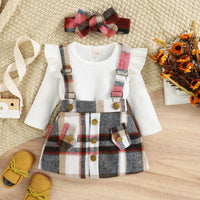 Fashion With Skirt Girls' Two-piece Suit