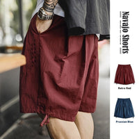Summer Embroidered Loose Thin Beach Men's Shorts