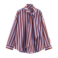 Women's Relaxed-fit Loose-fitting Long-sleeve Shirt
