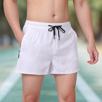 Black Ice Silk Fitness Training Pants Running Men's Pants