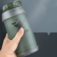 Food Grade TPU Outdoor 750ML Collapsible Soft Water Bottle