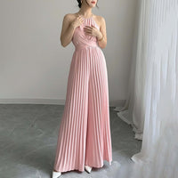 Elegant Solid Color Jumpsuit For Women