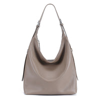 Womens Versatile Large-Capacity Genuine Leather Shoulder Bag