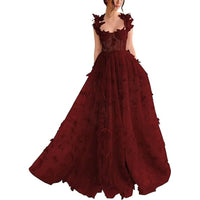 Elegant Lace Beach Dress For Banquets