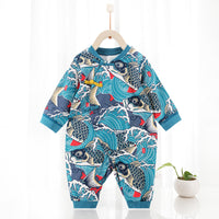 Cotton Jumpsuit Warm Newborn Crawling Suit