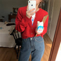 Raccoon Velvet Short Thickened Coat Cardigan Women's Design Sense Niche Small Wool Sweater