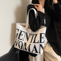 Tyvek Casual Cool Letter Printing Large Capacity Totes