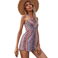 Fashion Street Hipster Halter Sexy Halter Jumpsuit