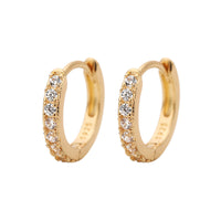 Diamond Mini Round Small Ear Ring Earrings