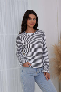 Women's Striped Long Sleeved Shirt