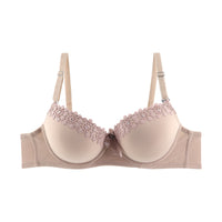 Simple New Style Embroidered Bra With Diamonds