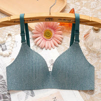 Non-wired Bra One-piece Seamless Gather Small Bra