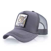 Simple Breathable Baseball Cap With Animal Embroidery
