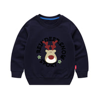 Children's Sweater Korean Style Sweatshirt Boys' Round Neck