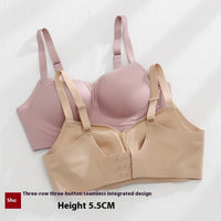 French Seamless Underwear Small Breasts Lady's Special LaTeX Base Bra