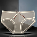Full Transparent Panties Women's Mesh Lace Mid-waist Large Size