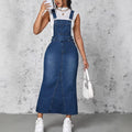 Retro Artistic Womens Slimming Denim Skirt