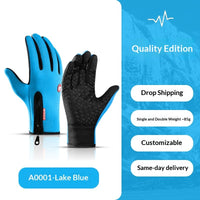 Thermal Windproof And Insulated Gloves For Skiing And Cycling