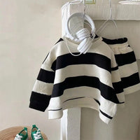 Boys' Girls' Spring Clothing New Fleece And Shorts Two-piece Set