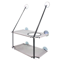 Suction Cup Double Layer Hanging Cat Litter